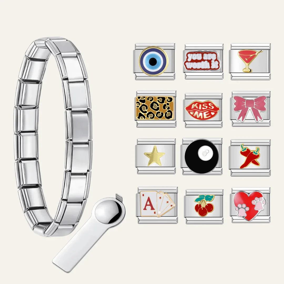 Pack Best Seller Argentés - Italian Charms France