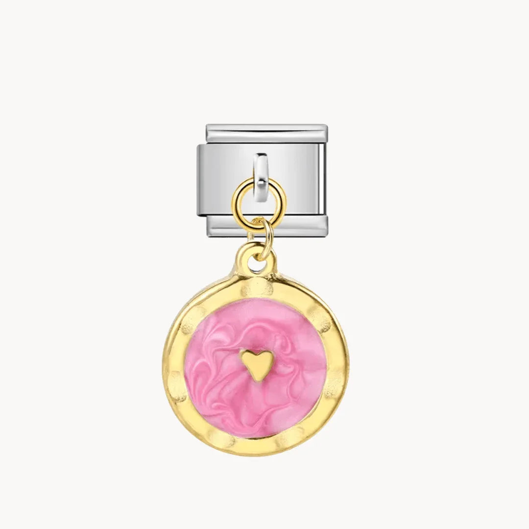 Pendentif Cœur Marbré (3 couleurs)