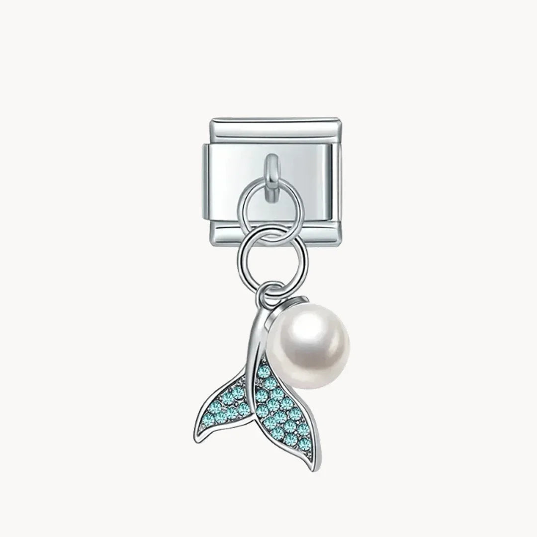 Queue de sirène avec perle - Italian Charms France