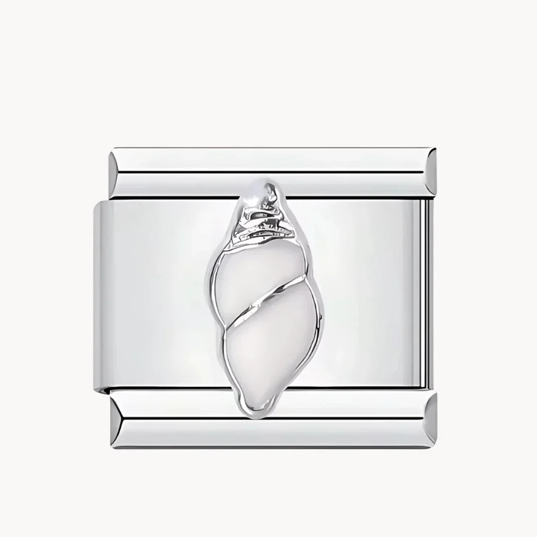 Coquillage argent - Italian Charms France