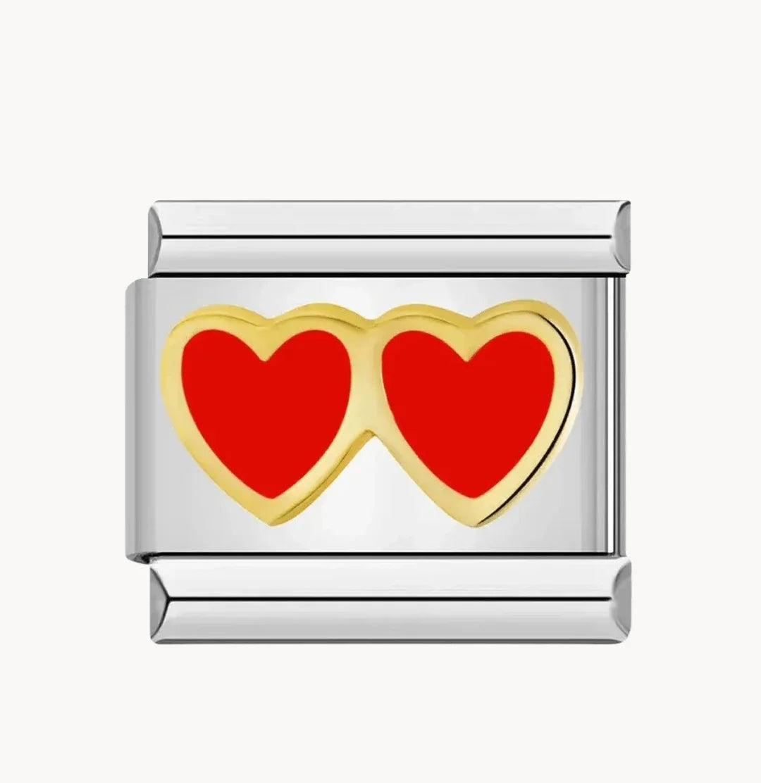 Deux cœurs - Italian Charms France