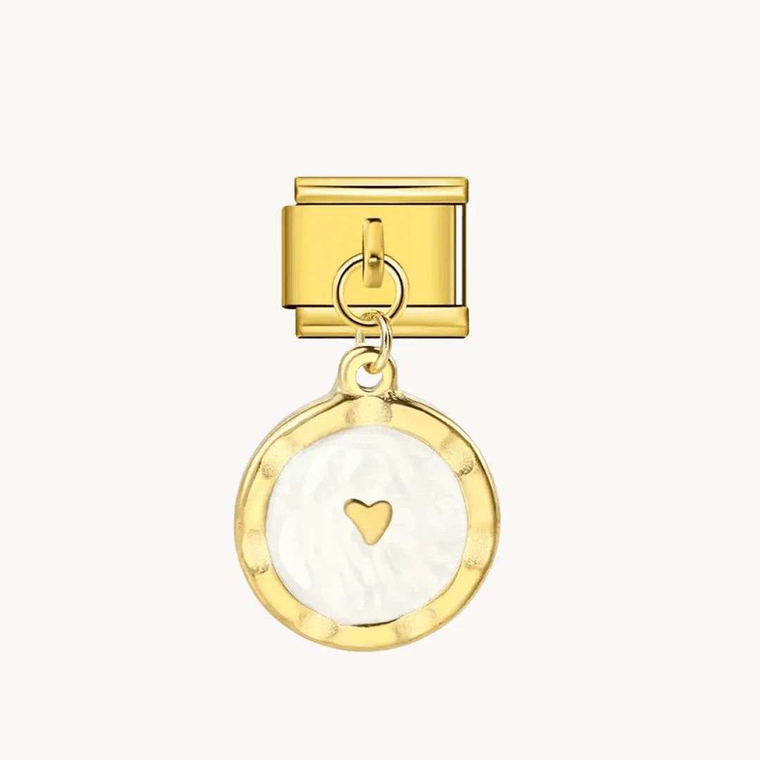 Pendentif Cœur Marbré (3 couleurs)