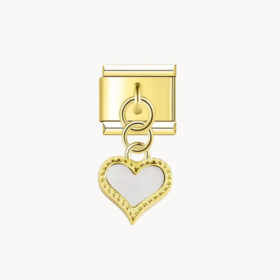 Pendentif Cœur Nacré