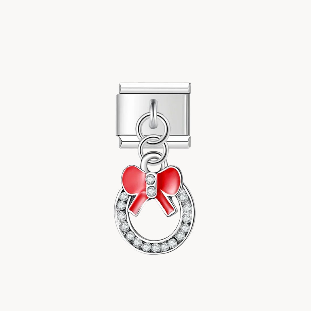 Pendentif Couronne de Noël - Italian Charms France