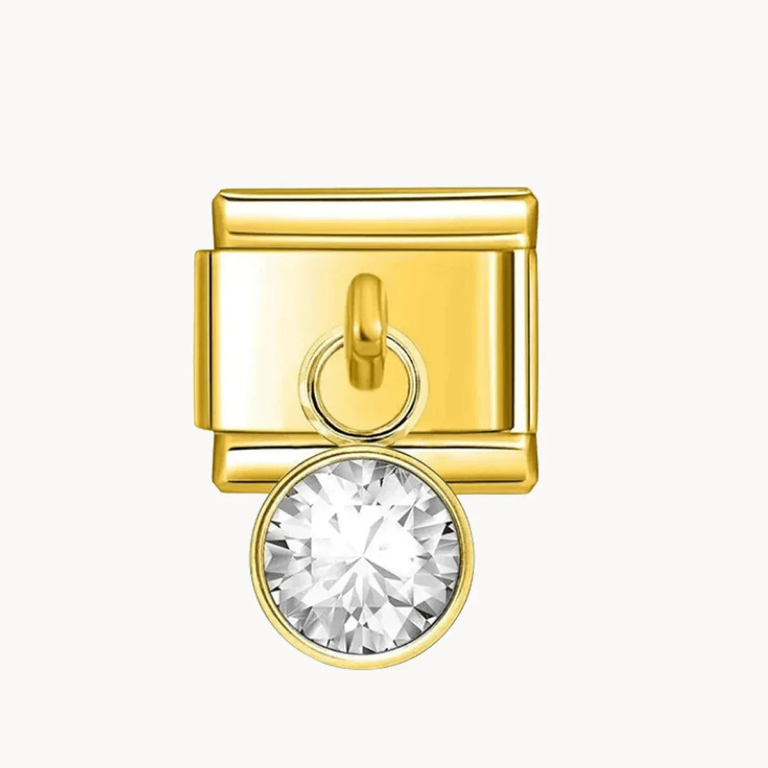 Pierre suspendue blanche