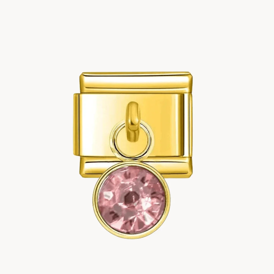 Pierre suspendue rose