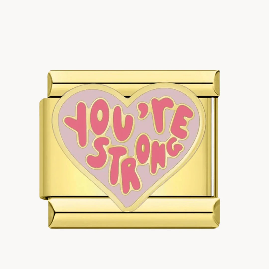 You're strong - Italian Charms France